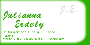 julianna erdely business card