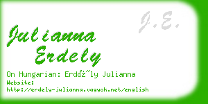 julianna erdely business card